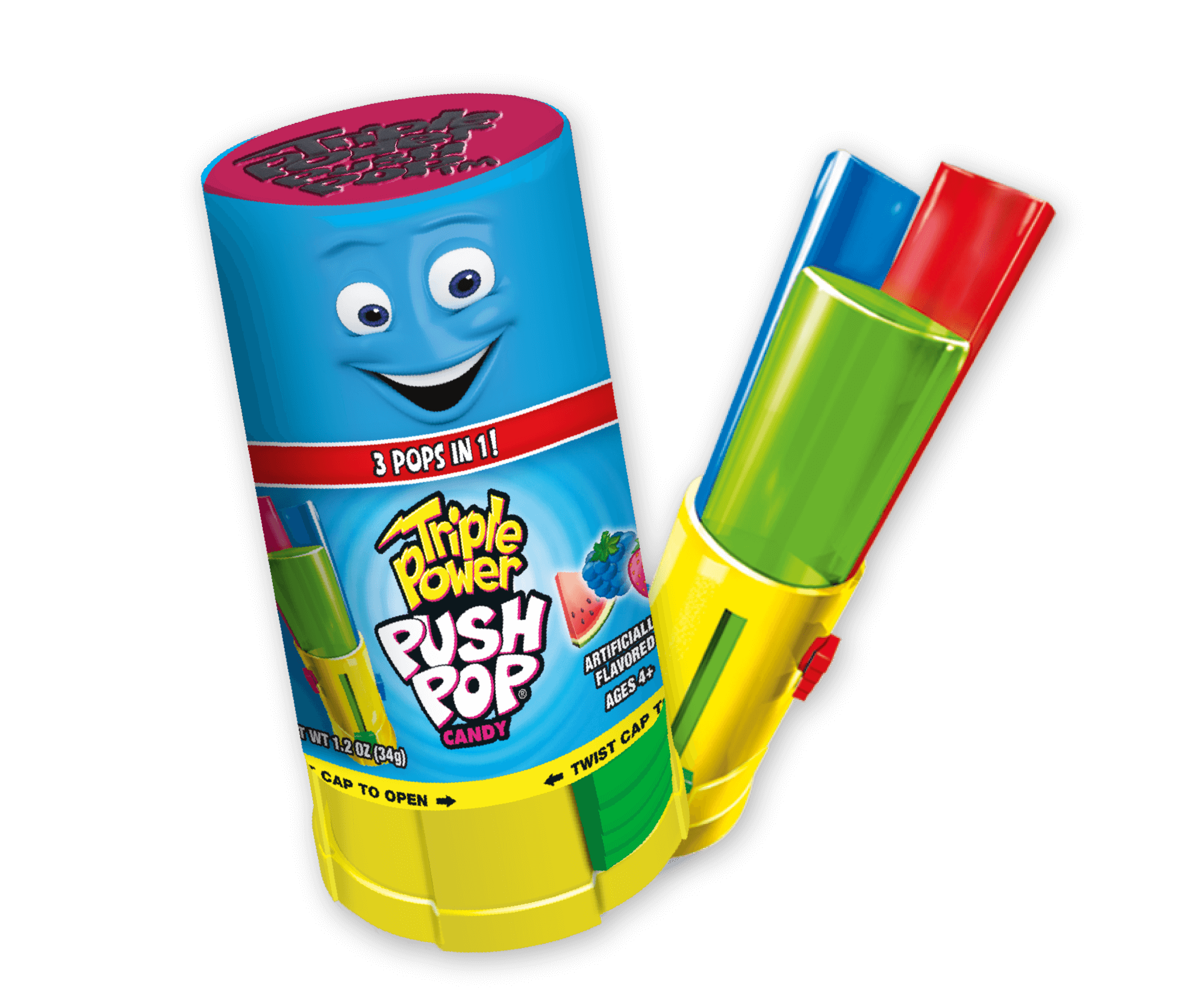 Blue Raspberry Jumbo Push Pop